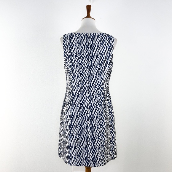 Anthro Moulinette Soeurs Blue Navy Bead Neck Dress - Picture 4 of 8
